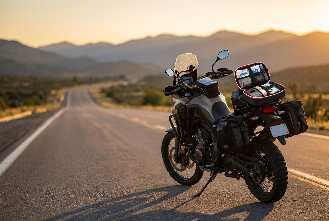 Essential First Aid Kit and Uses to Carry in Your Motorcycle - Always