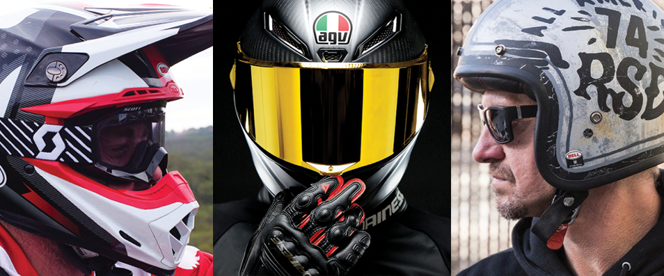 Different Types of Motorcycle Helmets