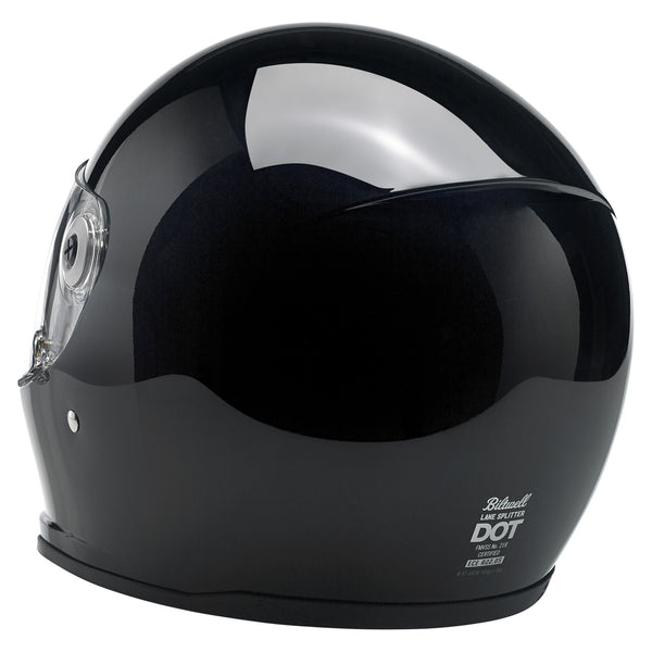 Biltwell Lane Splitter Helmet - Gloss Black