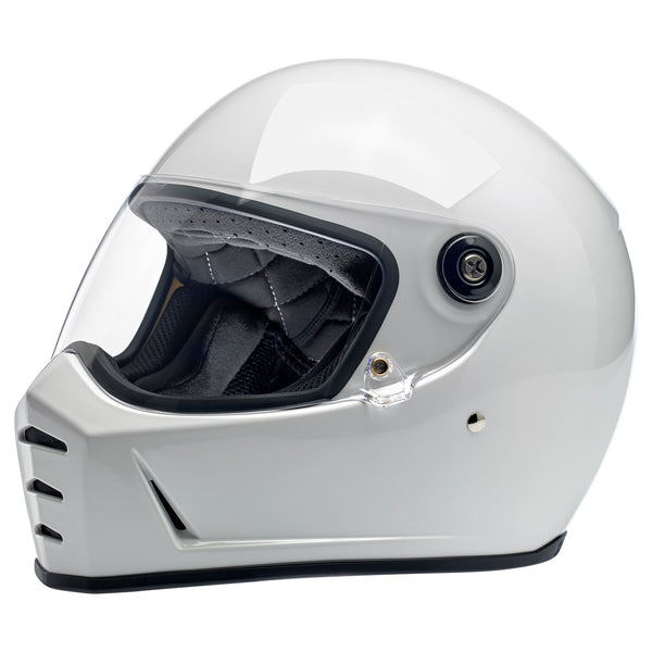 Biltwell Lane Splitter Helmet - Gloss White