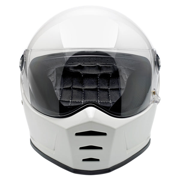 Biltwell Lane Splitter Helmet - Gloss White