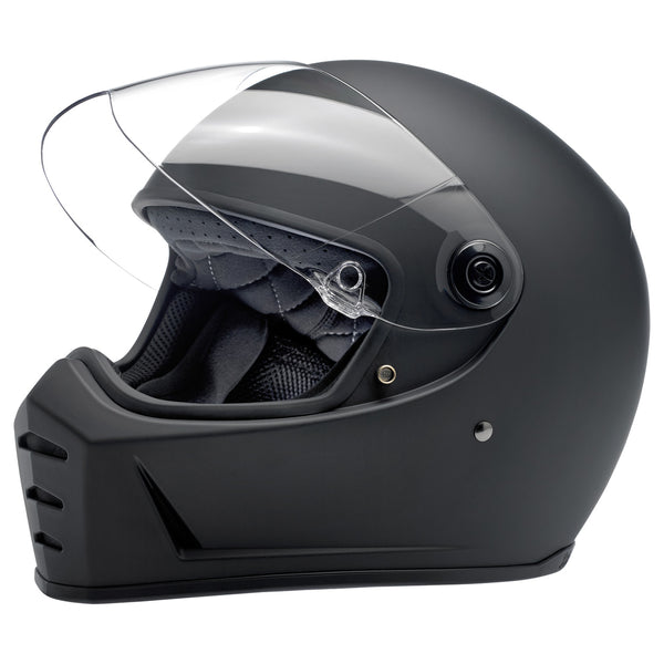 Biltwell Lane Splitter Helmet - Flat Black