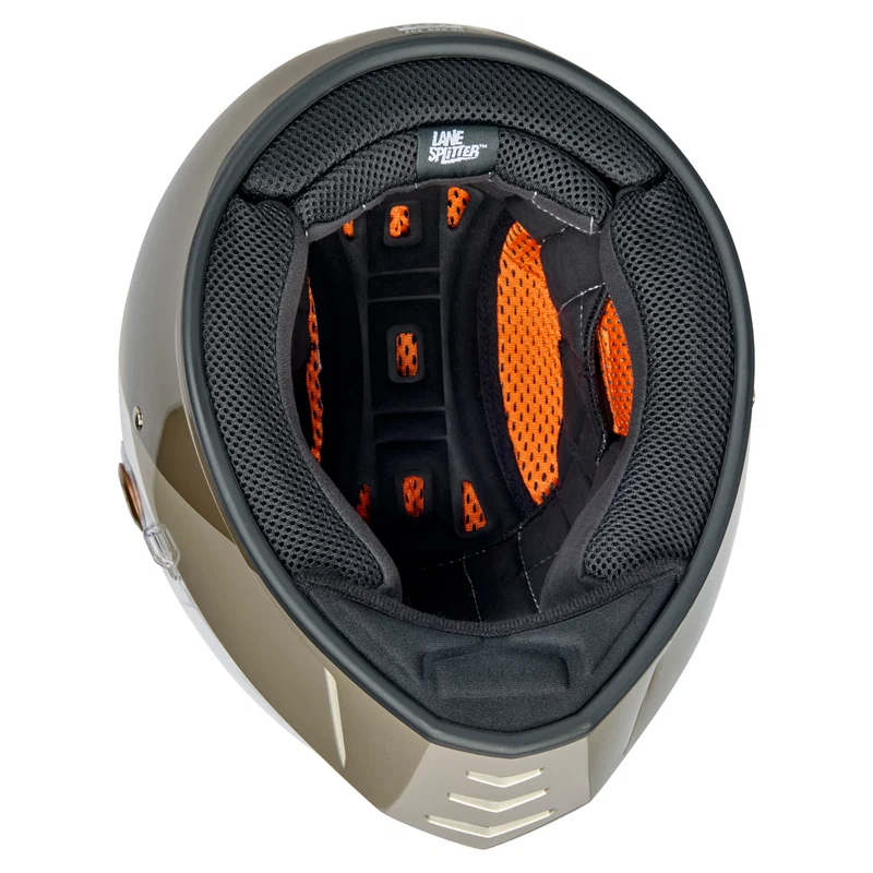 Biltwell Helmet - Lane Splitter - Intersection - Gold Silver Bronze - Motofever