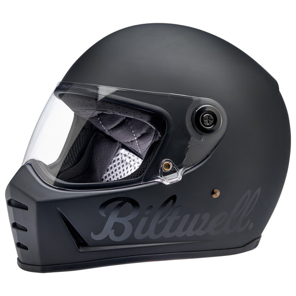 Biltwell Lane Splitter Helmet - Factory Black