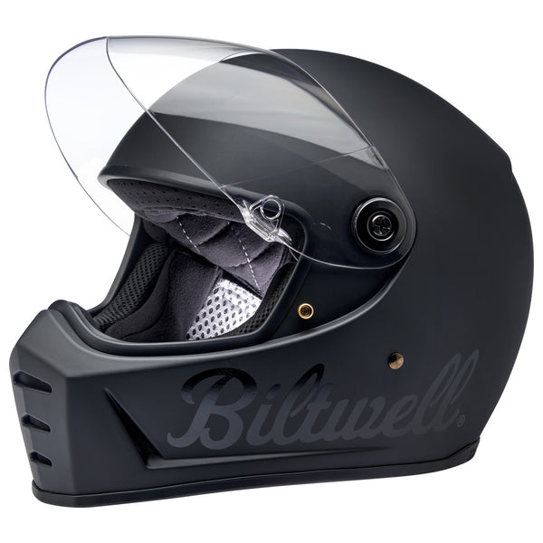 Biltwell Lane Splitter Helmet - Factory Black