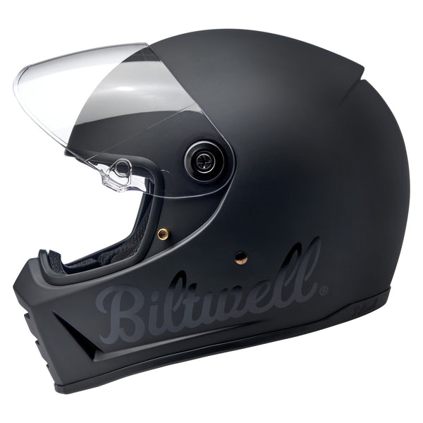 Biltwell Lane Splitter Helmet - Factory Black