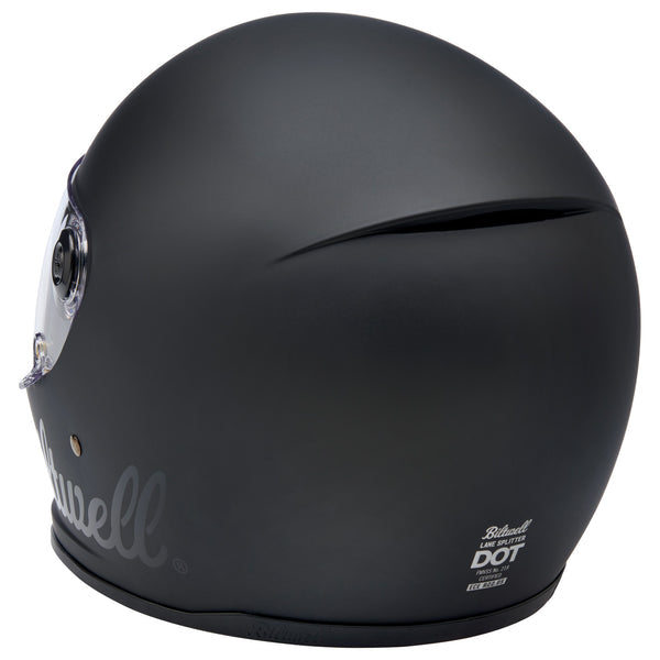 Biltwell Lane Splitter Helmet - Factory Black