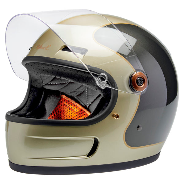 Biltwell Helmet - Gringo SV - Tracker - Metallic Champagne Charcoal