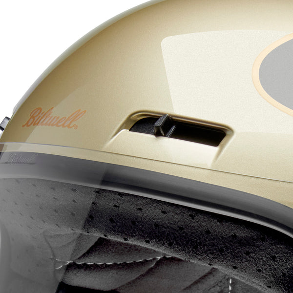 Biltwell Helmet - Gringo SV - Tracker - Metallic Champagne Charcoal