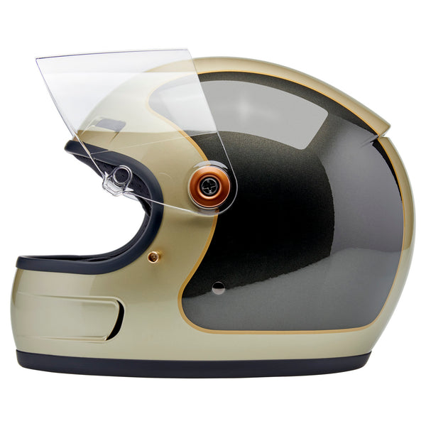 Biltwell Helmet - Gringo SV - Tracker - Metallic Champagne Charcoal