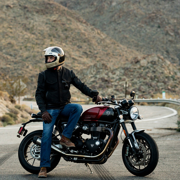 Biltwell Helmet - Gringo SV - Tracker - Metallic Champagne Charcoal