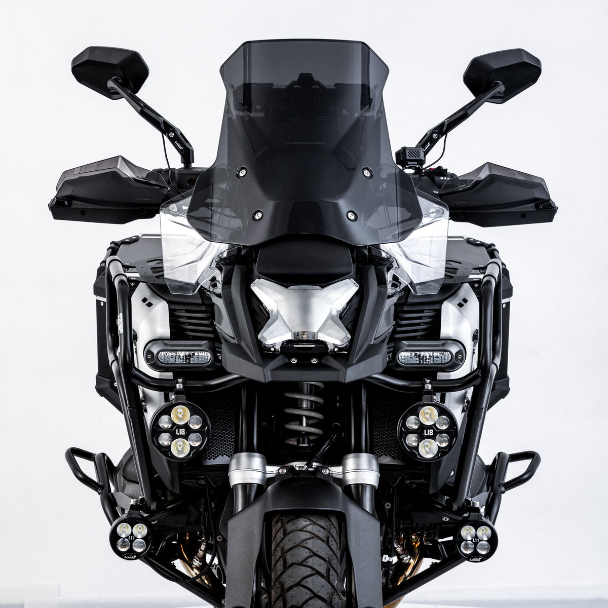 Loboo Headlight Protective Cover - BMW R1300 GS Adventure - Chrome (CDBH151CP)