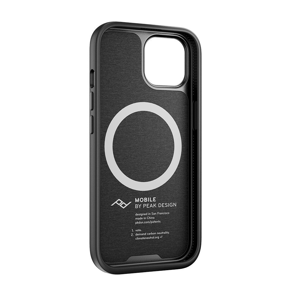Peak Design Mobile Everyday Fabric iPhone 15 Pro v2 Charcoal