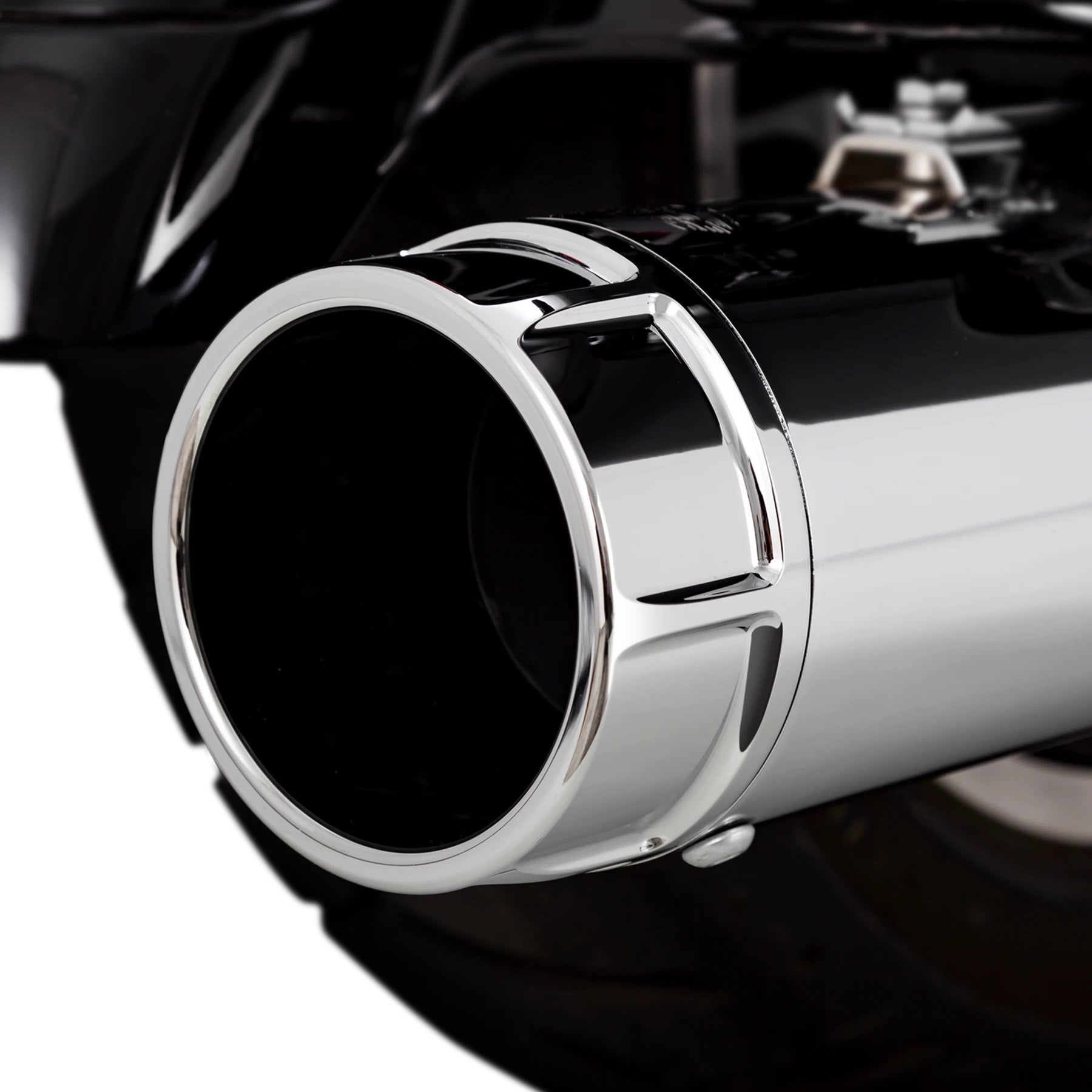 Vance & Hines Exhaust - Slip-On - 4 1/2" Torquer 450 - HD Touring (2017-2025) - Chrome