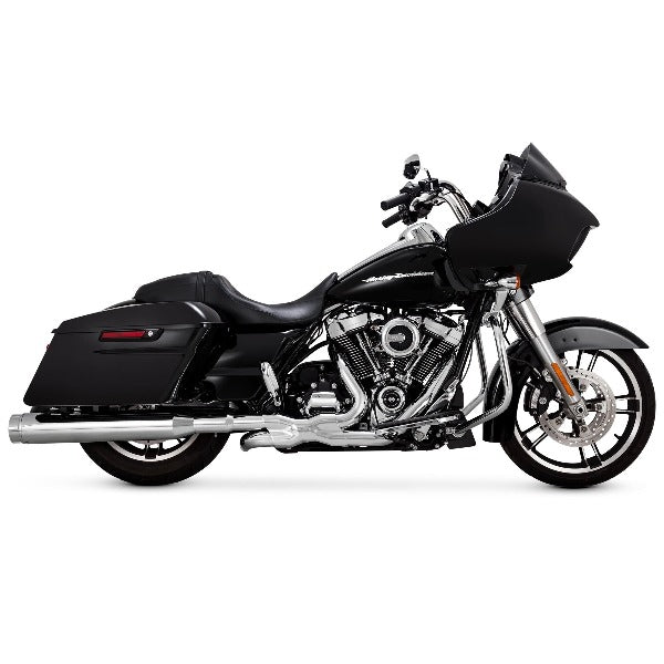 Vance & Hines 4 1/2" Torquer 450 Slip-On Mufflers For Harley Touring 2017-2025 - Chrome