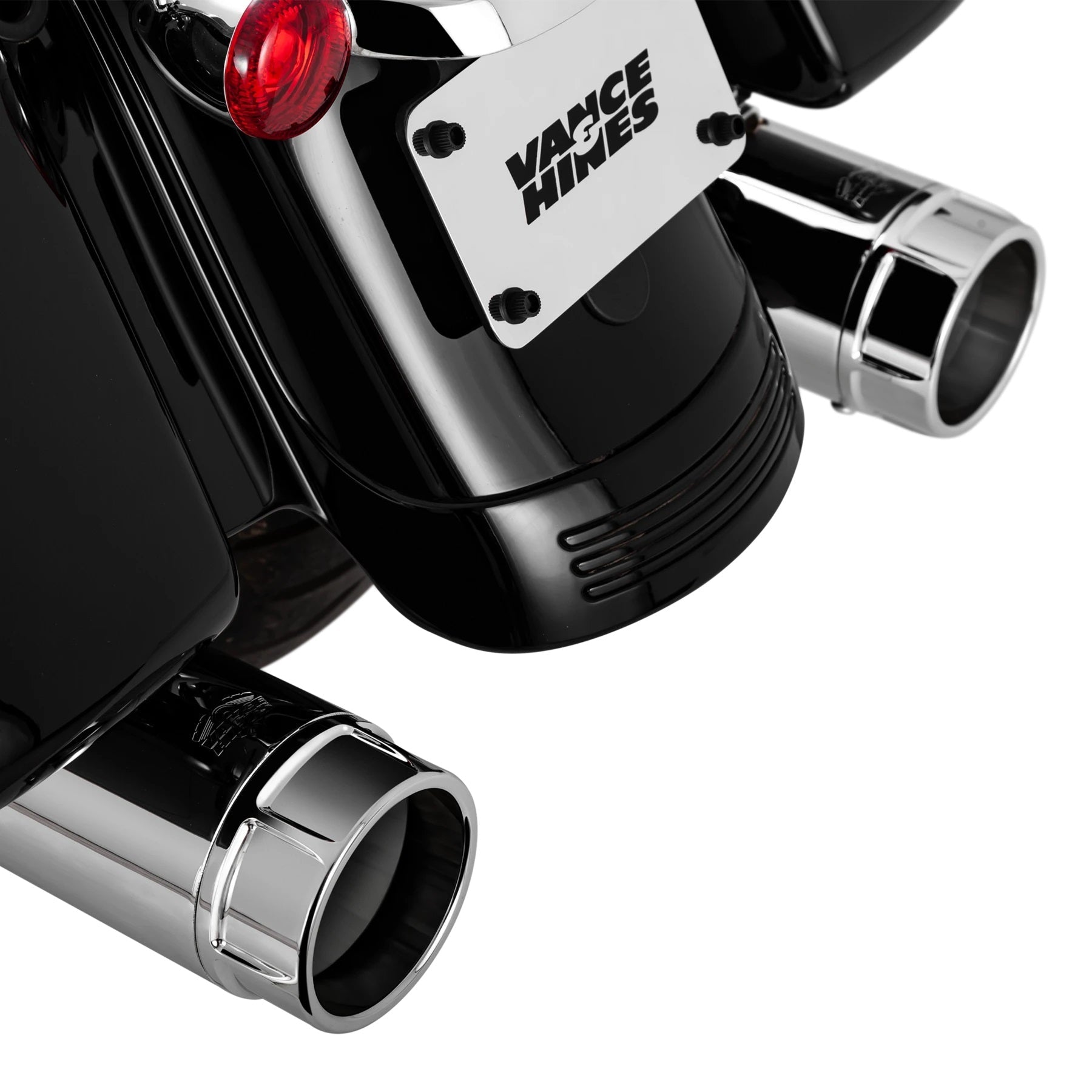 Vance & Hines Exhaust - Slip-On - 4 1/2" Torquer 450 - HD Touring (2017-2025) - Chrome