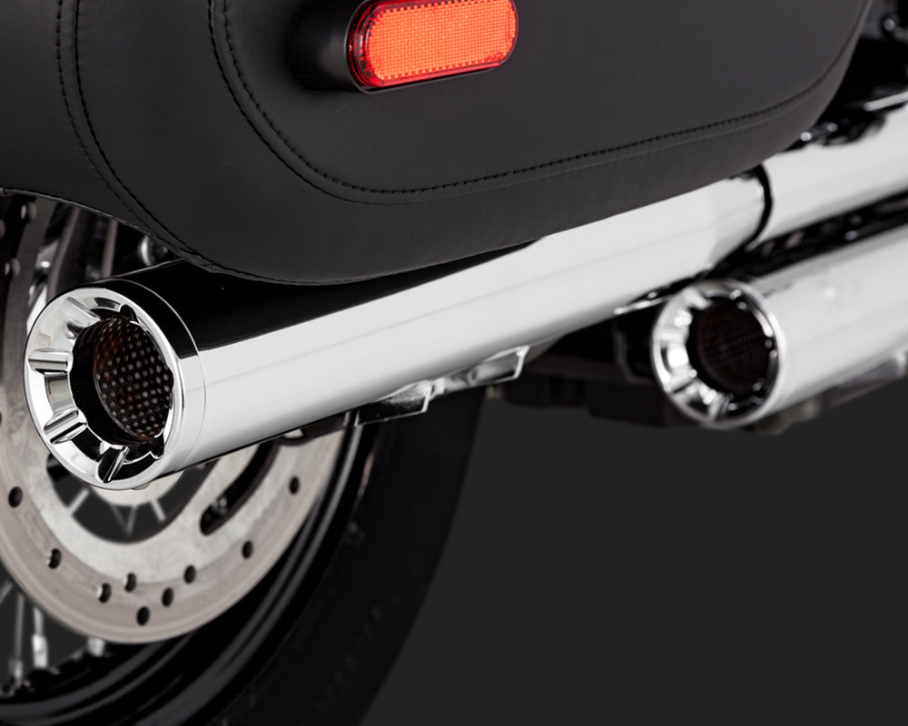 Vance & Hines PCX Eliminator 300 Slip-On Mufflers For Harley Heritage / Deluxe 2018-2023