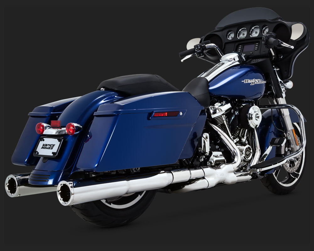Vance & Hines PCX Power Duals Headers For Harley Touring 2017-2024 - Chrome