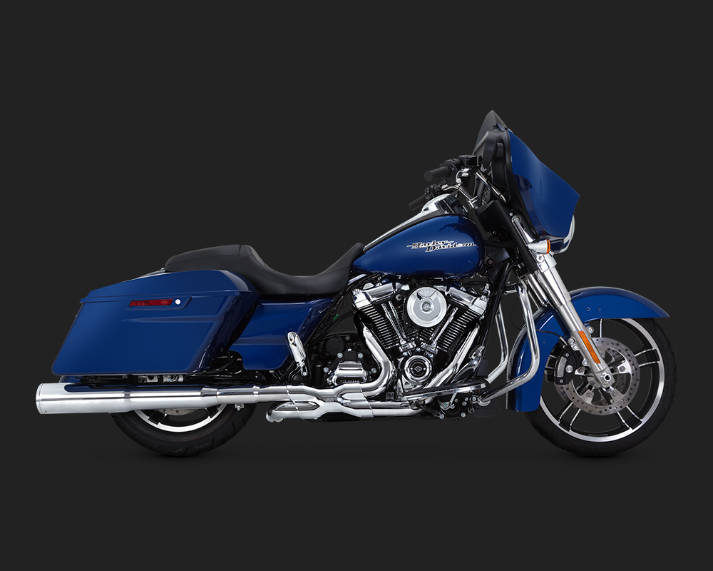 Vance & Hines PCX Power Duals Headers For Harley Touring 2017-2024 - Chrome