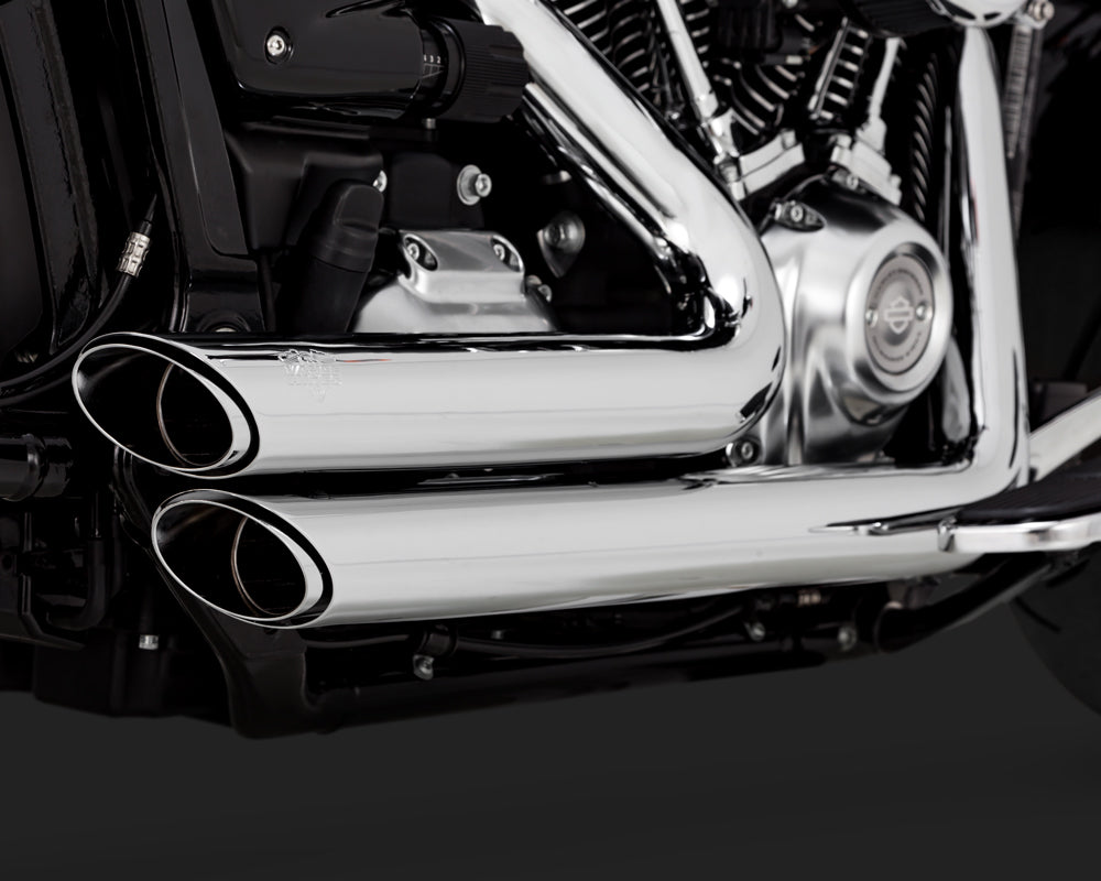 Vance & Hines PCX Shortshots Staggered Exhaust For Harley Softail Breakout / Fat Boy 2018-2024