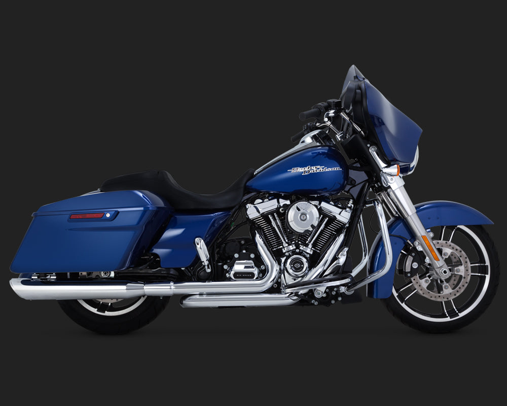 Vance & Hines Dresser Duals Headers For Harley Davidson Touring 2017-2024 - Chrome