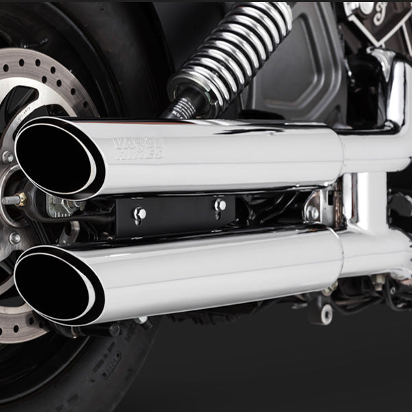 Vance & Hines Exhausts - Twin Slash Slip-ons - Indian Scout