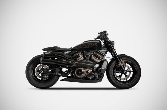 Zard Top Gun 2 into 1 into 2 Exhausts - Sportster S 2021+