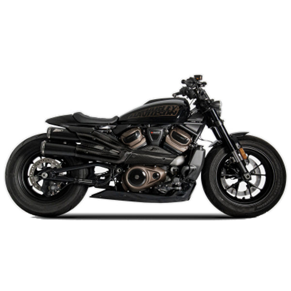 Zard Top Gun 2 into 1 into 2 Exhausts - Sportster S 2021+