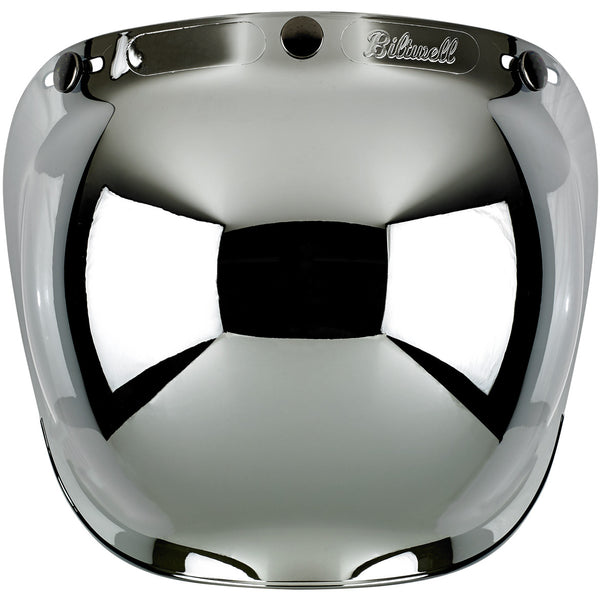 Biltwell Visor - Bubble Shield Anti-Fog - Chrome Mirror