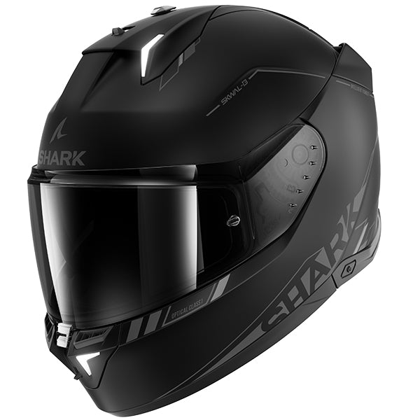 Shark Helmet Skwal i3 Blank SP Matt Black Anthracite Black (KAK)