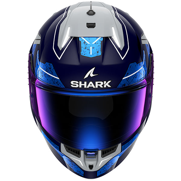 Shark Skwal i3 RHAD Helmet - Blue Chrome Silver