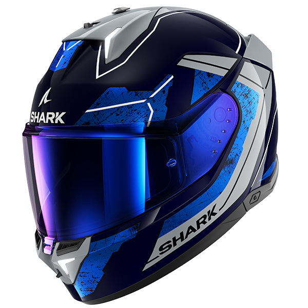 Shark Skwal i3 RHAD Helmet - Blue Chrome Silver