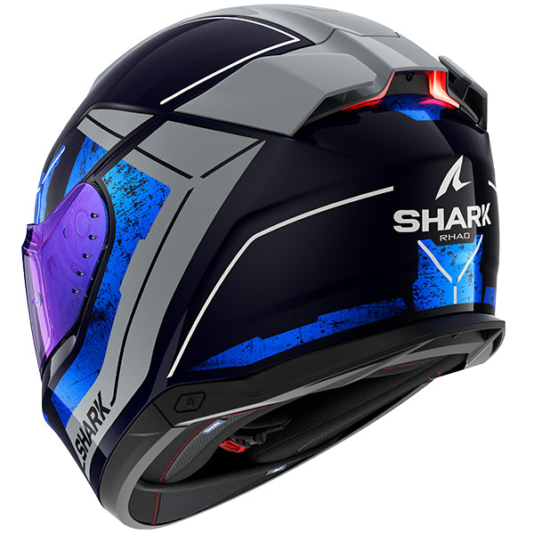 Shark Helmet - Skwal i3 - RHAD - Blue Chrome Silver (BUS)