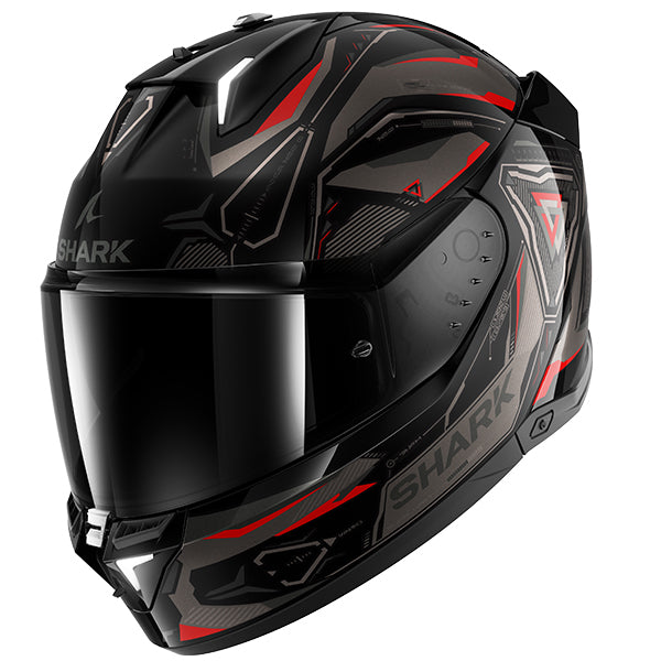 Shark Helmet - Skwal i3 - LINIK - Black Anthracite Red (KAR)