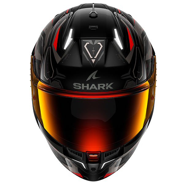 Shark Helmet - Skwal i3 - LINIK - Black Anthracite Red (KAR)
