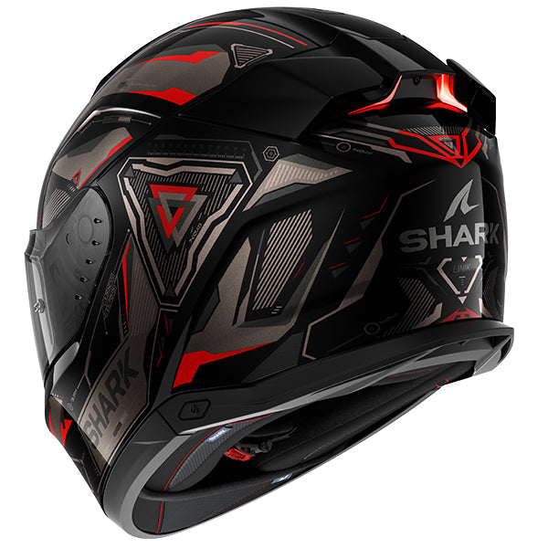 Shark Helmet - Skwal i3 - LINIK - Black Anthracite Red (KAR)