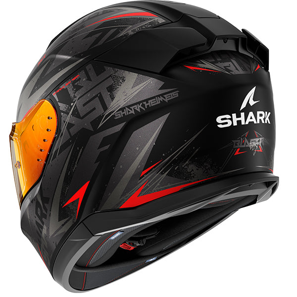 Shark Helmet - D-Skwal 3 - Blast-R - Black Anthracite Red (KAR)
