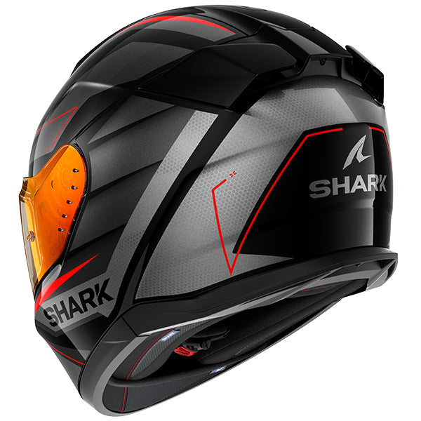 Shark Helmet - D-Skwal 3 - Sizler - Black Anthracite Red (KAR)