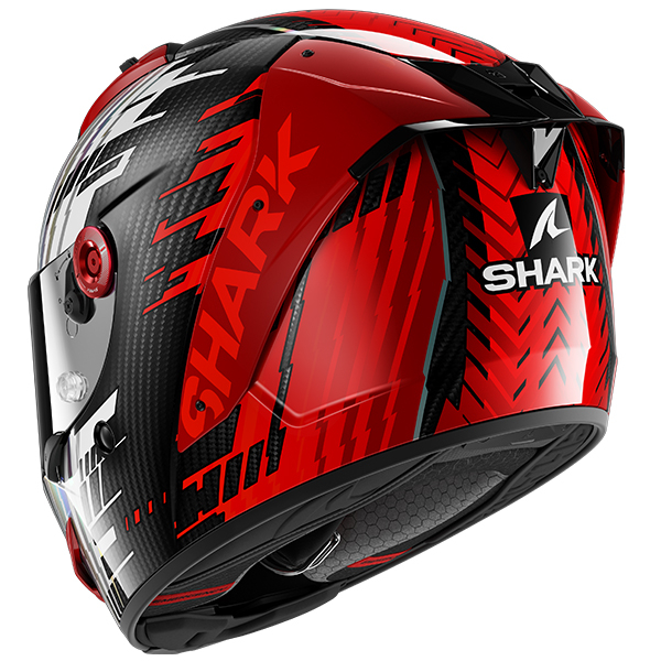 Shark Helmet - Aeron - EDGY Gloss Carbon - Red Chrome (DRU)