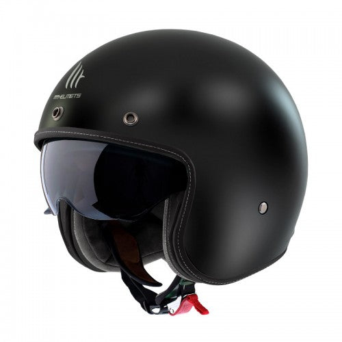 MT Le Mans 2 SV S Solid A1 Matte Helmet - Black - Motofever