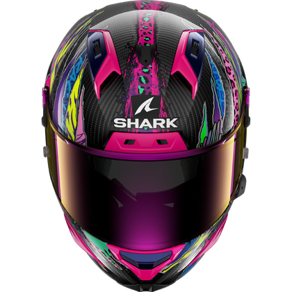 Shark Helmet - Aeron - FAWN Gloss Carbon - Violet Yellow (DVY)