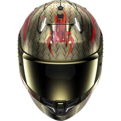 Shark Helmet - Skwal i3 - VENUM - Black Red Gold (KRQ)