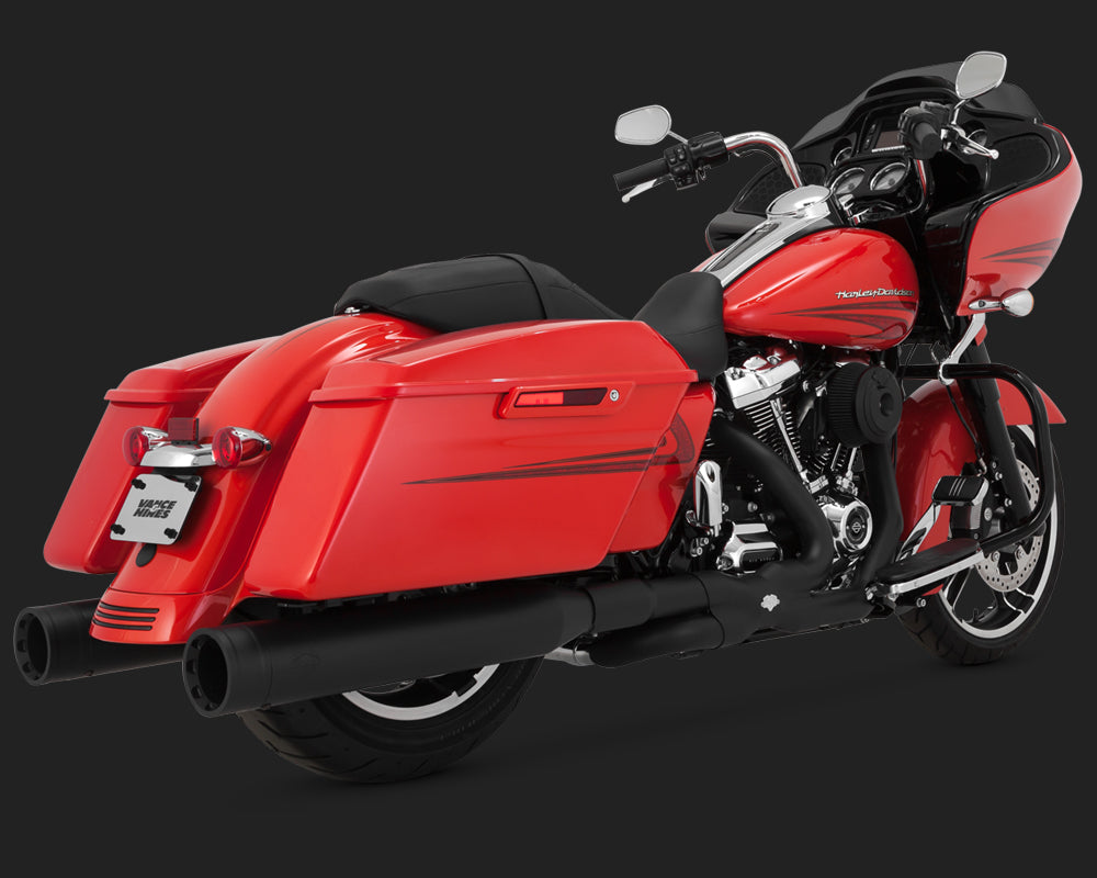 Vance & Hines Exhaust - PCX Headers - Power Duals - HD Touring (2017-2025) - Black