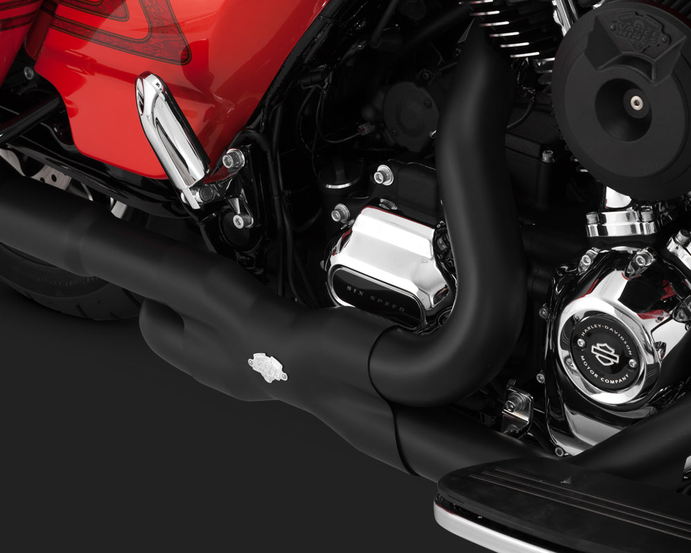 Vance & Hines Exhaust - PCX Headers - Power Duals - HD Touring (2017-2025) - Black