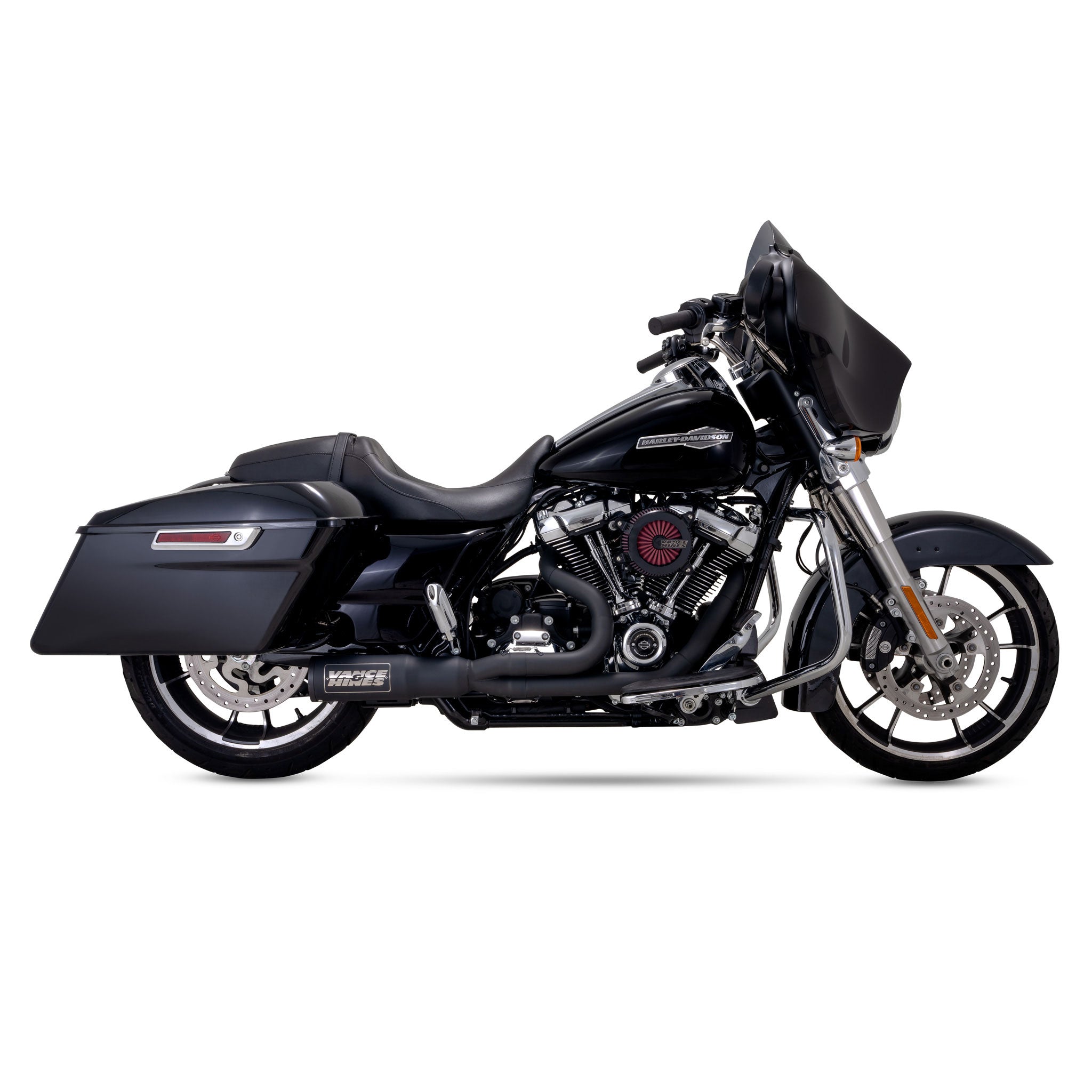 Vance & Hines Hi-Output RR PCX Exhaust System For Harley Touring 2017-2025 - Black