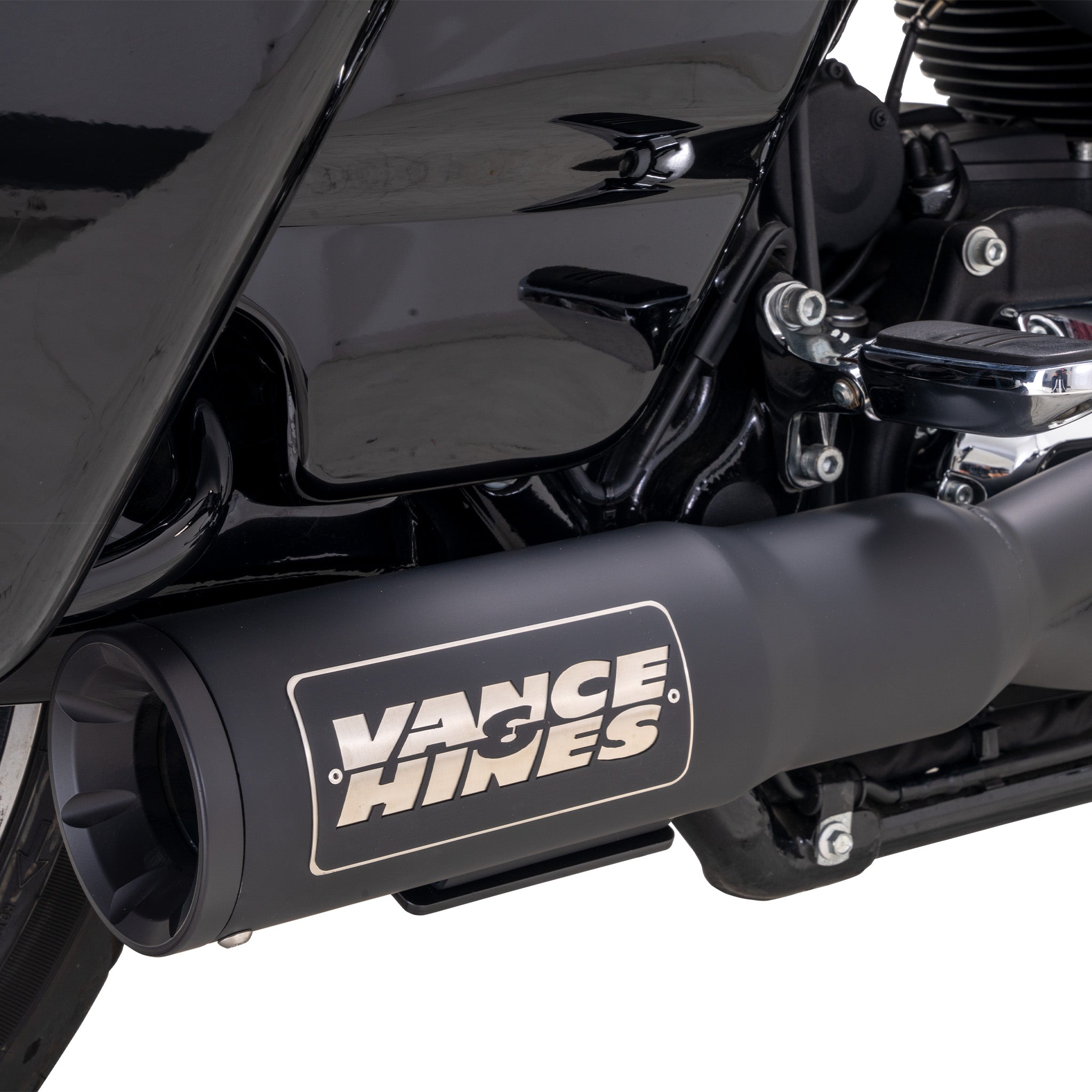 Vance & Hines Hi-Output RR PCX Exhaust System For Harley Touring 2017-2025 - Black