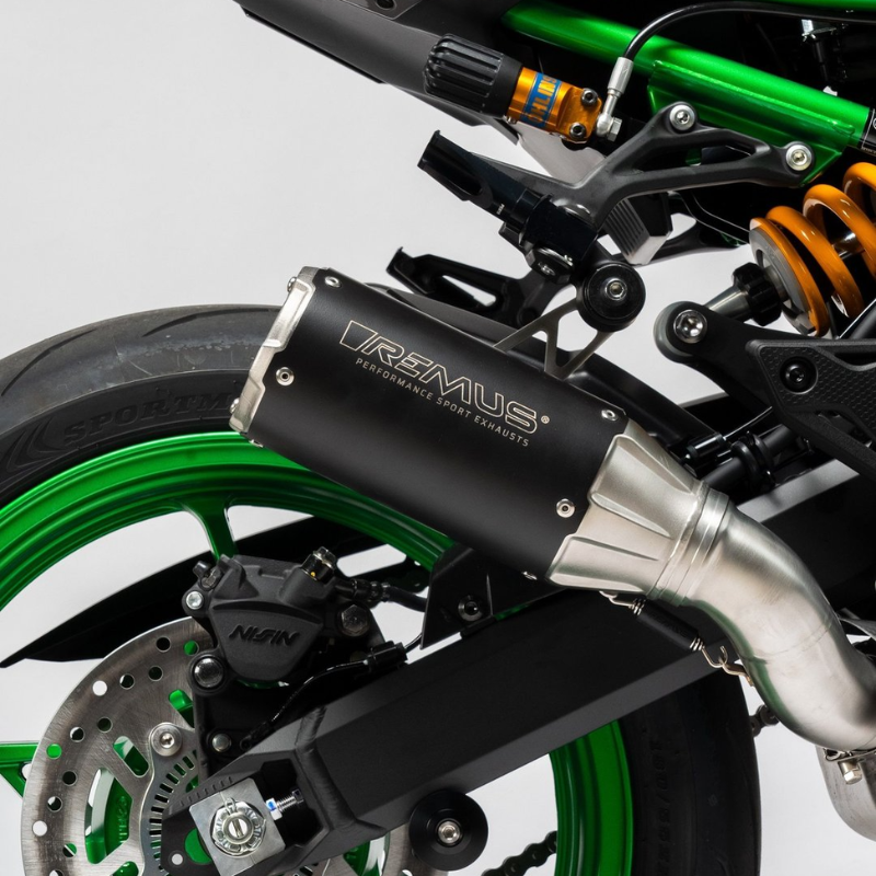 Remus Exhaust - Slip-Ons - BoostR KIT - Kawasaki Z900 2020+ - Black