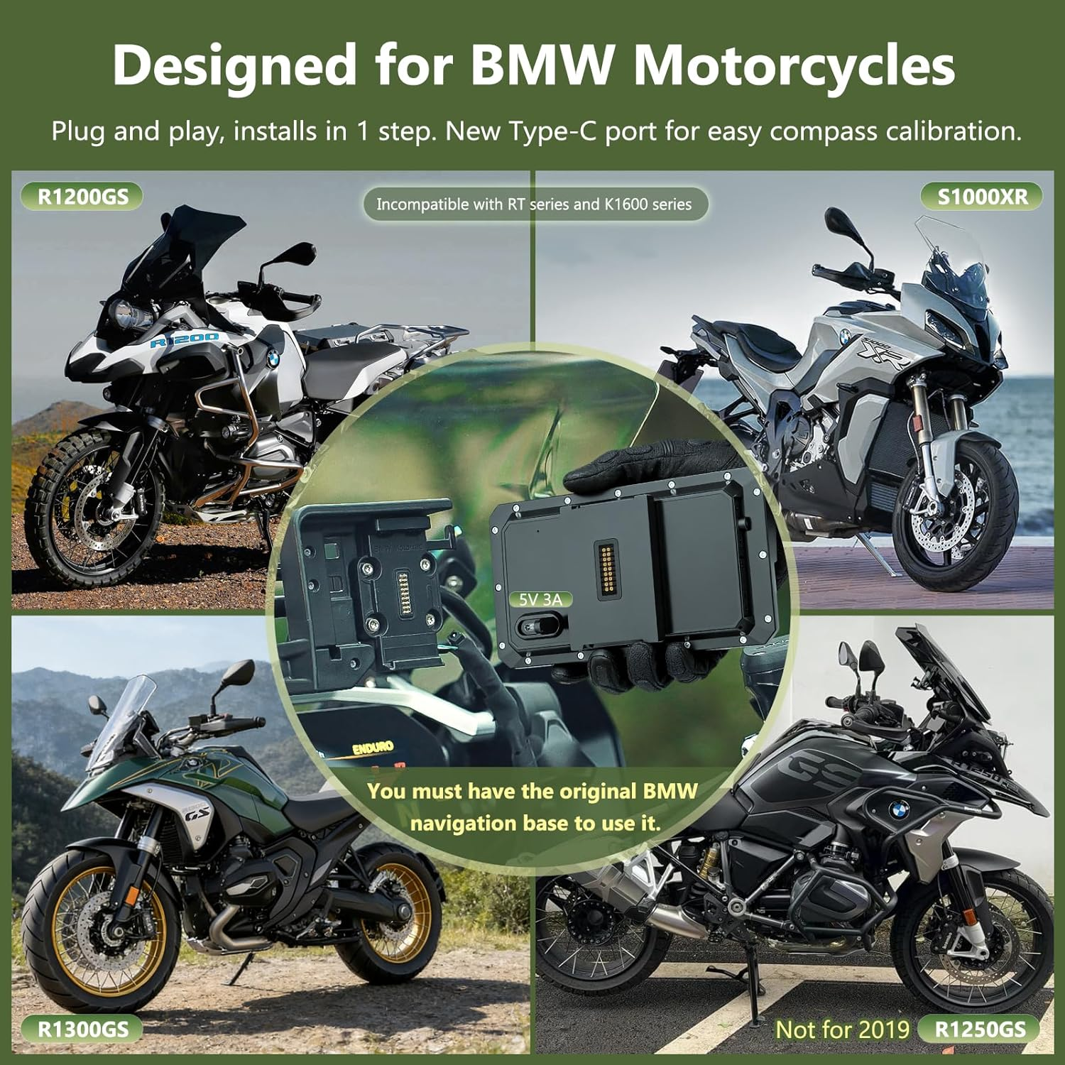 Carpuride - 6.25 inch Waterproof Carplay for BMW - W602BS PRO - Motofever