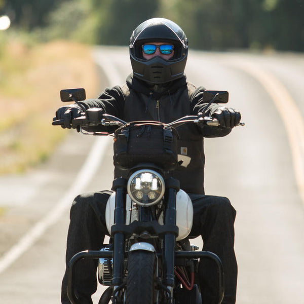 Biltwell Lane Splitter Helmet - Flat Black