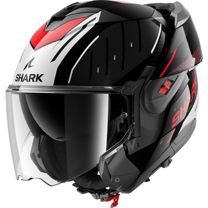 Shark Helmet - OXO Modular - RYDGER - Black White Red (KSR)